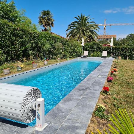 Appartement avec cuisine et grande piscine chauffée Hendaye Extérieur photo